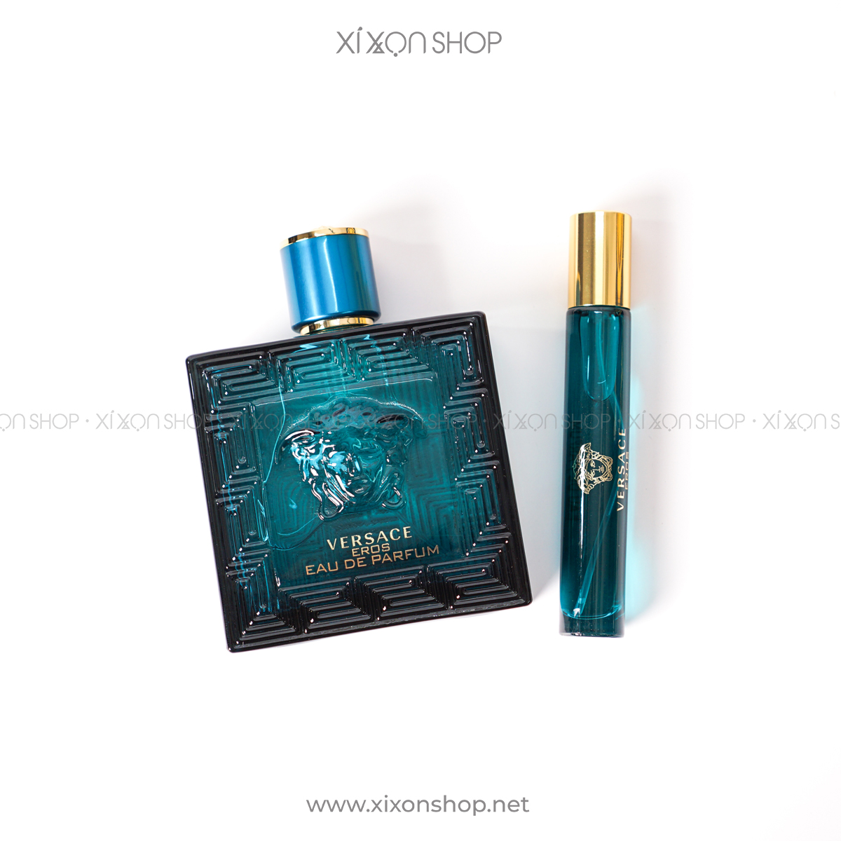 Giftset Versace Eros Pour Homme (EDP 100ml + 10ml & túi đen) - Image 3